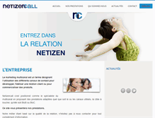 Tablet Screenshot of netizencall.com